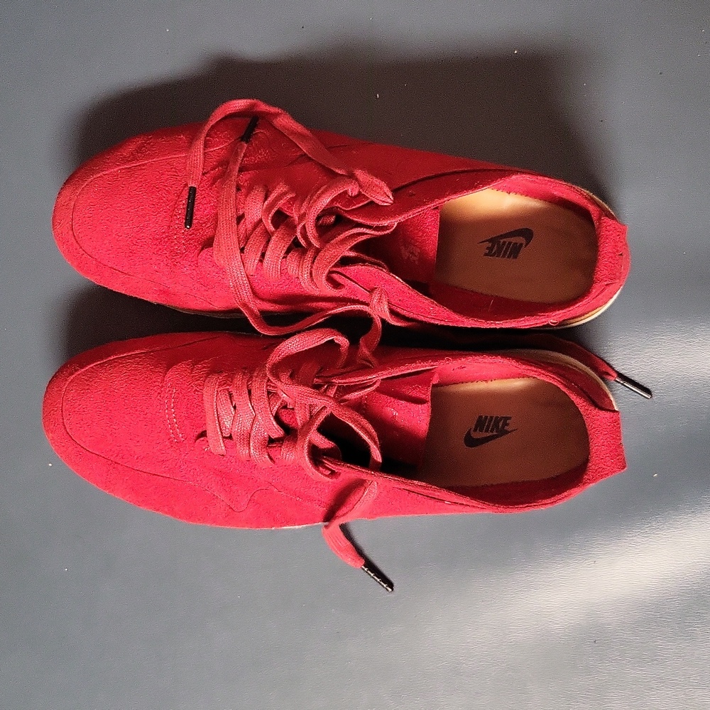 Men's Nike Air Max 1 Royal Gym Red Tennis Shoes